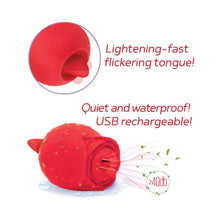 Load image into Gallery viewer, Wild Rose Suction Rose and Tongue