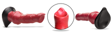 Load image into Gallery viewer, Hell-Hound Canine Penis Silicone Dildo