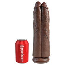 Load image into Gallery viewer, King Cock Two Cocks One Hole 11" Dildo
