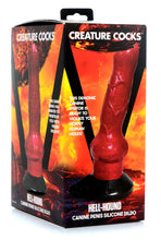 Load image into Gallery viewer, Hell-Hound Canine Penis Silicone Dildo
