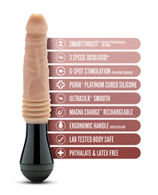 Load image into Gallery viewer, Dr. Knight Thrusting Gyrating Vibrating Dildo
