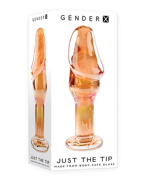 Just The Tip Glass Anal Plug