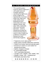 Load image into Gallery viewer, Just The Tip Glass Anal Plug
