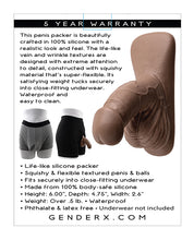 Load image into Gallery viewer, Gender X 4&quot; Silicone Packer
