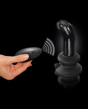 Load image into Gallery viewer, Icicles No. 84 Hand Blown Glass Vibrating Butt Plug with Remote

